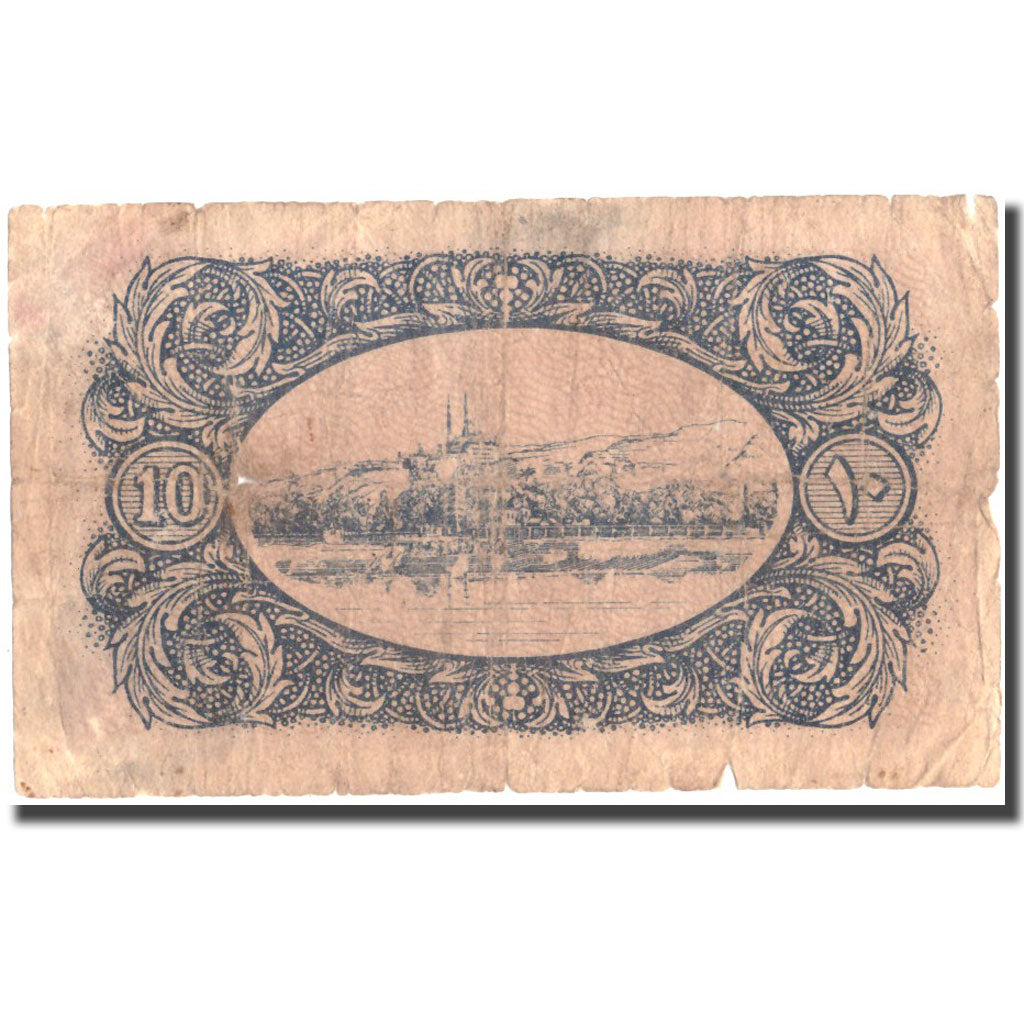 Banknote, Egypt, 10 Piastres, KM:166b, VG(8-10)
