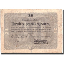Banknote, Hungary, 30 Pengö Krajczar, 1849, 1849-01-01, KM:S122, VF(20-25)