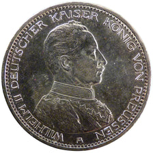 German States, 5 Mark, 1914, Berlin, KM #536, AU(50-53), Silver, 38, 27.80