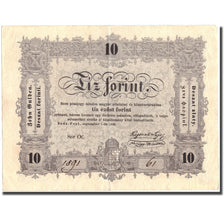 Nota, Hungria, 10 Forint, 1848, 1848-09-01, KM:S117, AU(50-53)