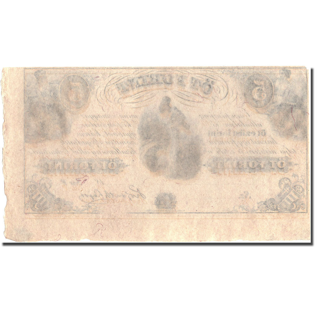 Banknote, Hungary, 5 Forint, Undated (1852), KM:S143r1, AU(55-58)