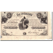 Banknote, Hungary, 5 Forint, Undated (1852), KM:S143r1, EF(40-45)