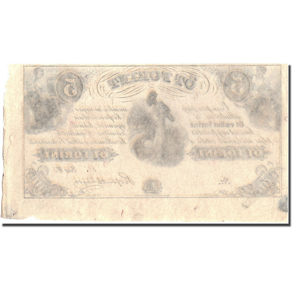 Banknote, Hungary, 5 Forint, Undated (1852), KM:S143r1, EF(40-45)