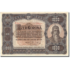 Biljet, Hongarije, 1000 Korona, 1920, 1920-01-01, KM:66a, SUP