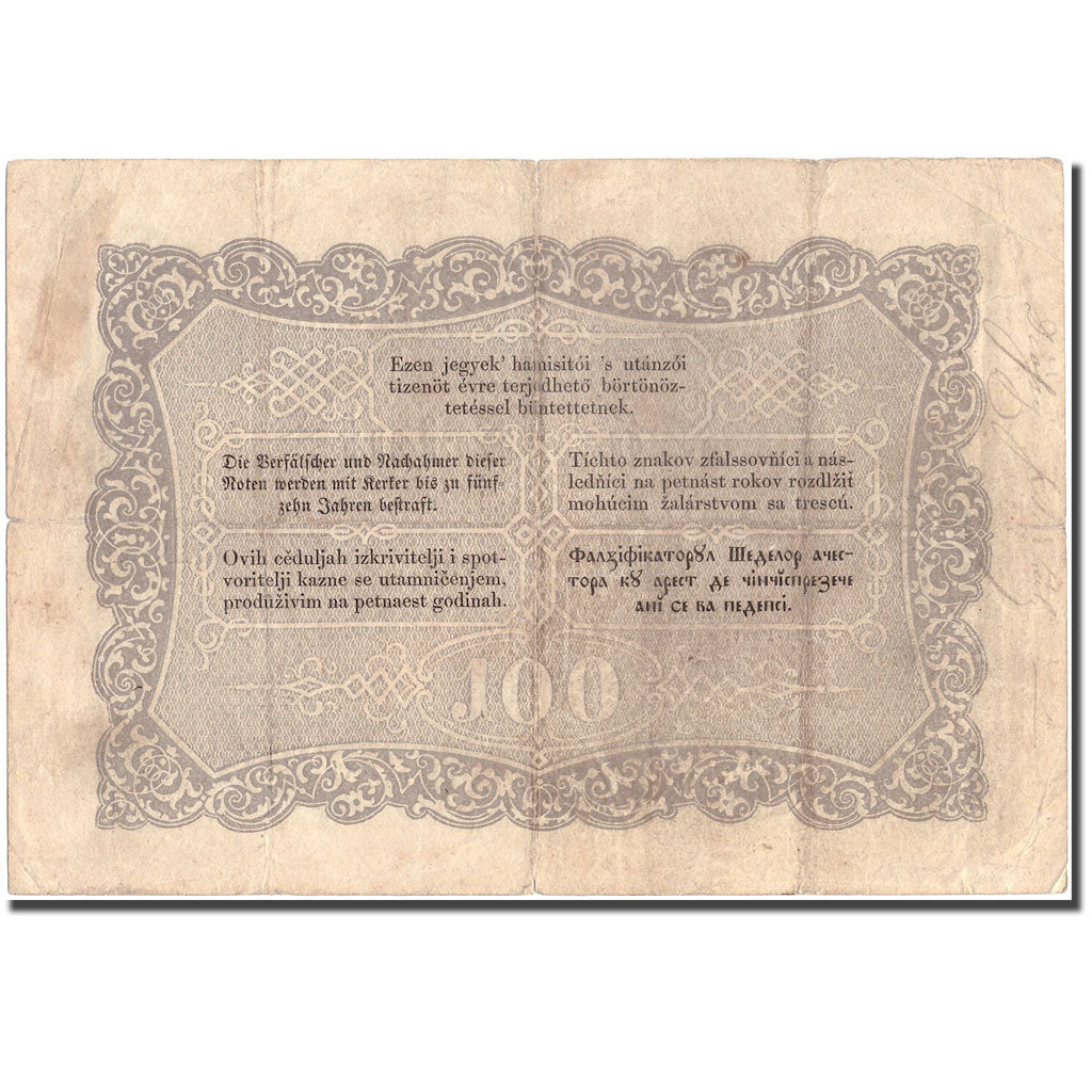 Banknote, Hungary, 100 Forint, 1848, 1848-09-01, KM:S118, VF(30-35)
