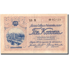 Billete, 10 Korona, 1919, Hungría, 1919, MBC+