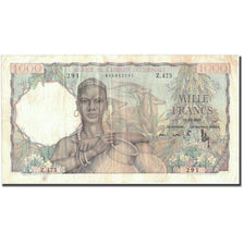 Biljet, Frans West Afrika, 1000 Francs, 1948, 1948-11-24, KM:42, TTB
