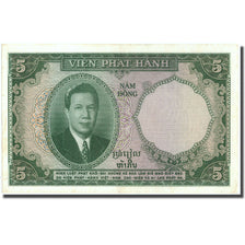 Banconote, INDOCINA FRANCESE, 5 Piastres = 5 Dong, Undated (1953), KM:106, BB+