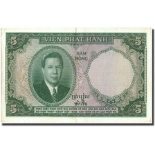 Billet, FRENCH INDO-CHINA, 5 Piastres = 5 Dong, Undated (1953), KM:106, TTB+