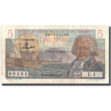 Banconote, Africa equatoriale francese, 5 Francs, undated (1957), KM:28, MB+