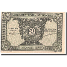 Billet, FRENCH INDO-CHINA, 50 Cents, Undated (1942), KM:91a, SPL+