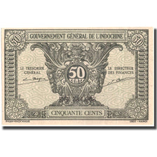 Banconote, INDOCINA FRANCESE, 50 Cents, Undated (1942), KM:91a, SPL+