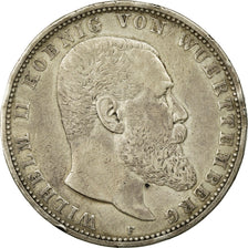 Munten, Duitse staten, WURTTEMBERG, Wilhelm II, 5 Mark, 1903, Freudenstadt, ZF+