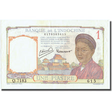 Banknote, FRENCH INDO-CHINA, 1 Piastre, Undated (1946), KM:54c, AU(55-58)