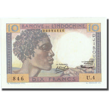 Banknote, French Somaliland, 10 Francs, Undated (1946), KM:19, UNC(63)