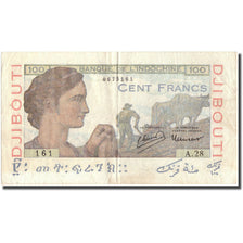 Banknote, French Somaliland, 100 Francs, Undated (1946), KM:19a, EF(40-45)