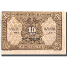 Banknote, FRENCH INDO-CHINA, 10 Cents, Undated (1942), KM:89a, AU(55-58)