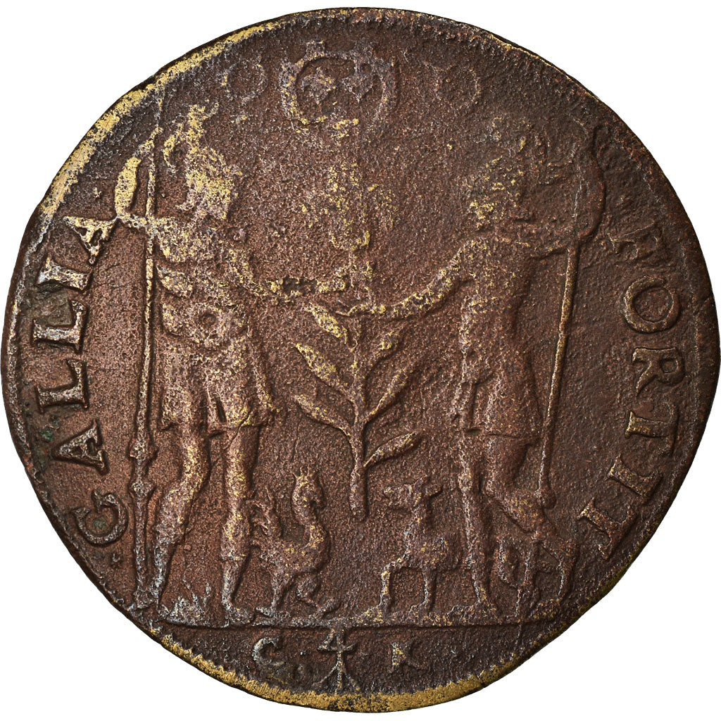 France, Token, Nuremberg, Type d'André Hac, History, VF(20-25), Copper