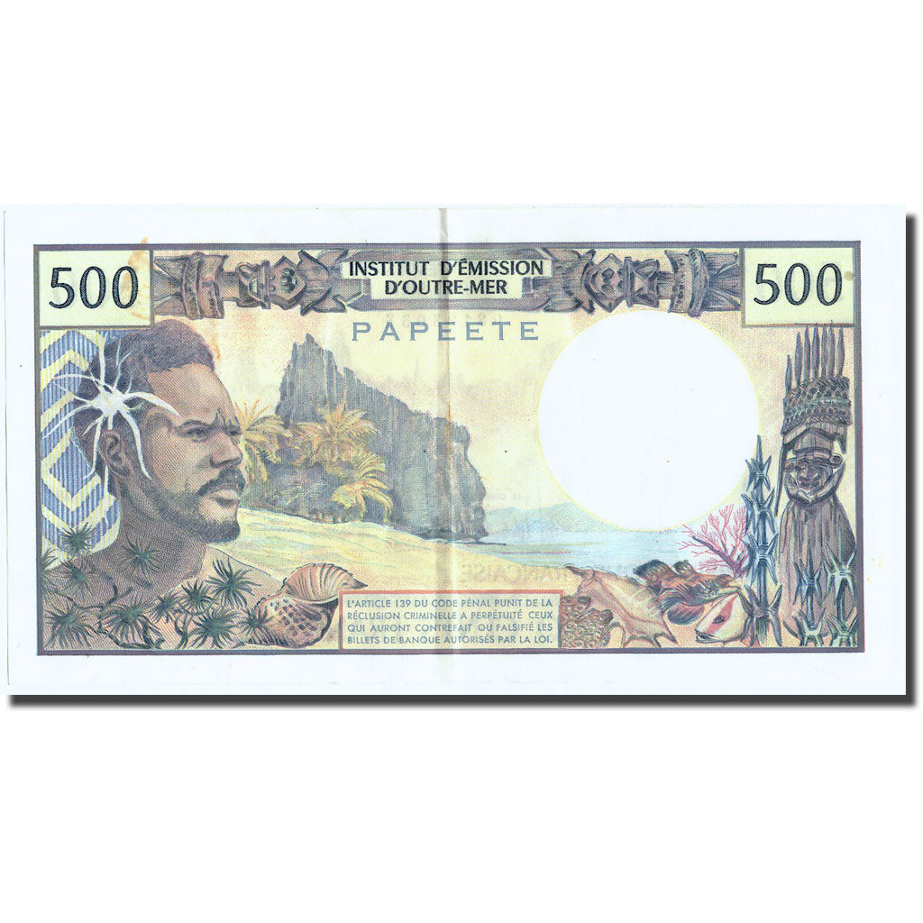 Banknote, Tahiti, 500 Francs, Undated (1985), KM:25d, UNC(60-62)