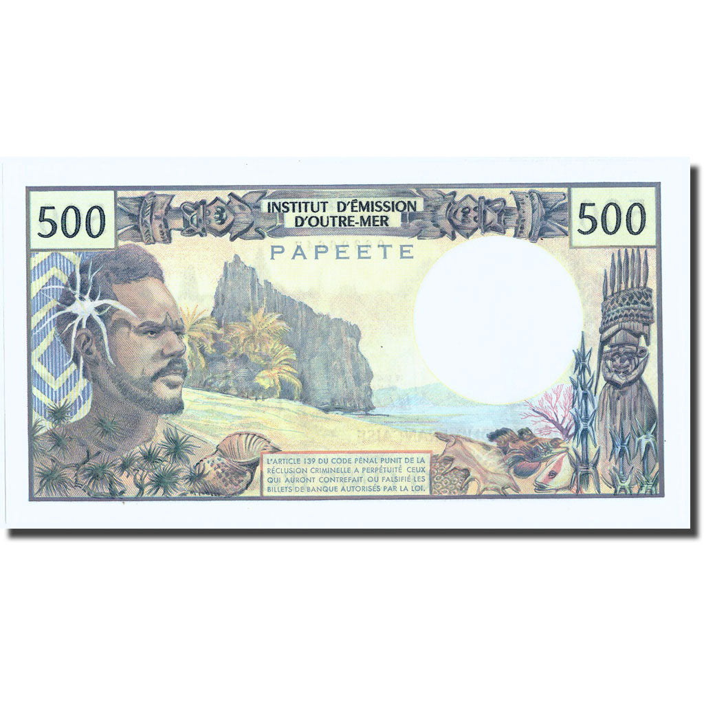 Banknote, Tahiti, 500 Francs, Undated (1985), KM:25d, UNC(65-70)