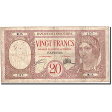 Banknote, Tahiti, 20 Francs, Undated (1928), KM:12a, VF(20-25)