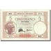 Billete, 5 Francs, Nueva Caledonia, KM:36b, MBC