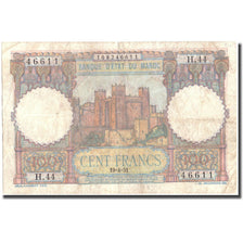 Banknote, Morocco, 100 Francs, 1951, 1951-04-19, KM:45, VF(20-25)