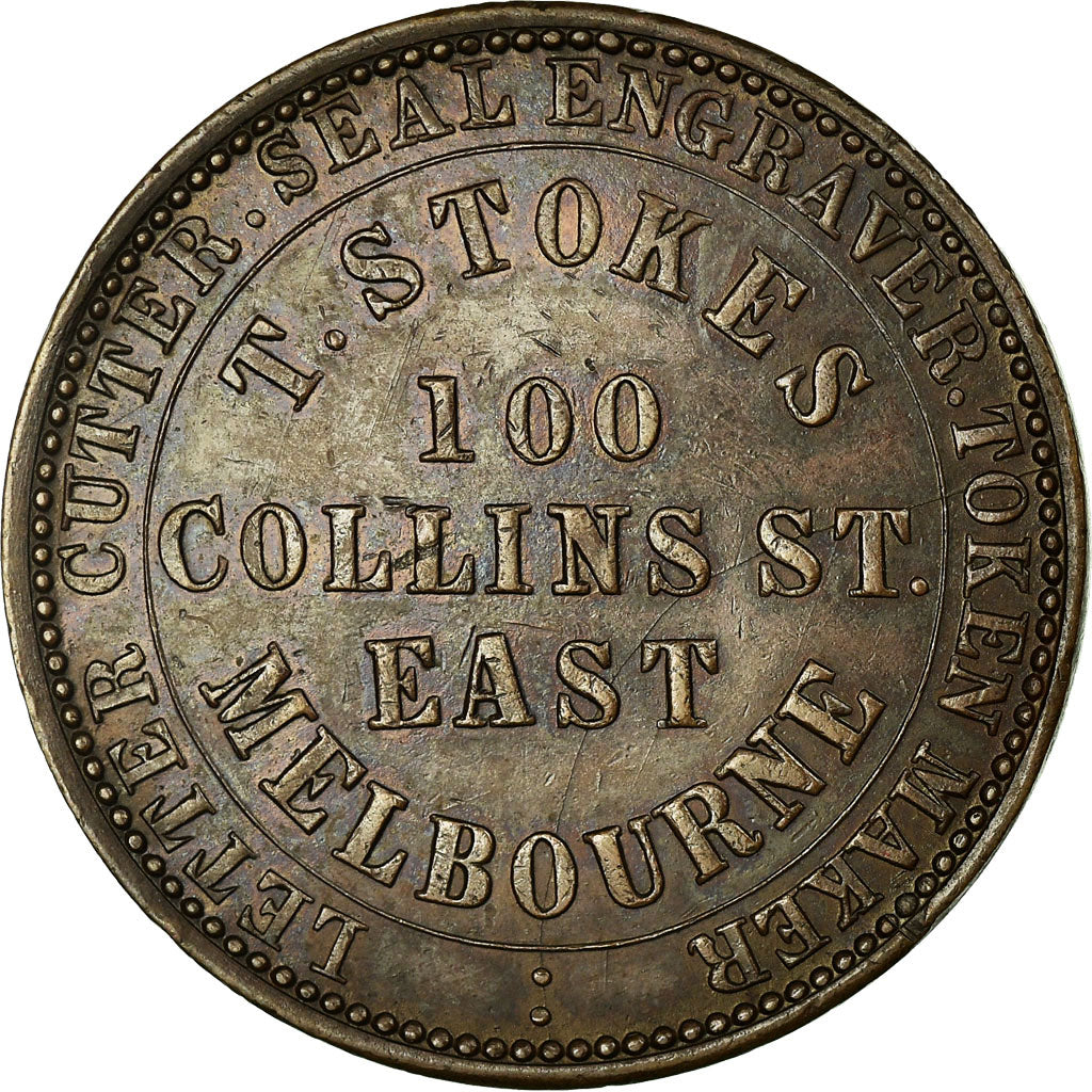 Monnaie, Australie, Victoria, Penny, 1862, TTB+, Cuivre, KM:Tn228