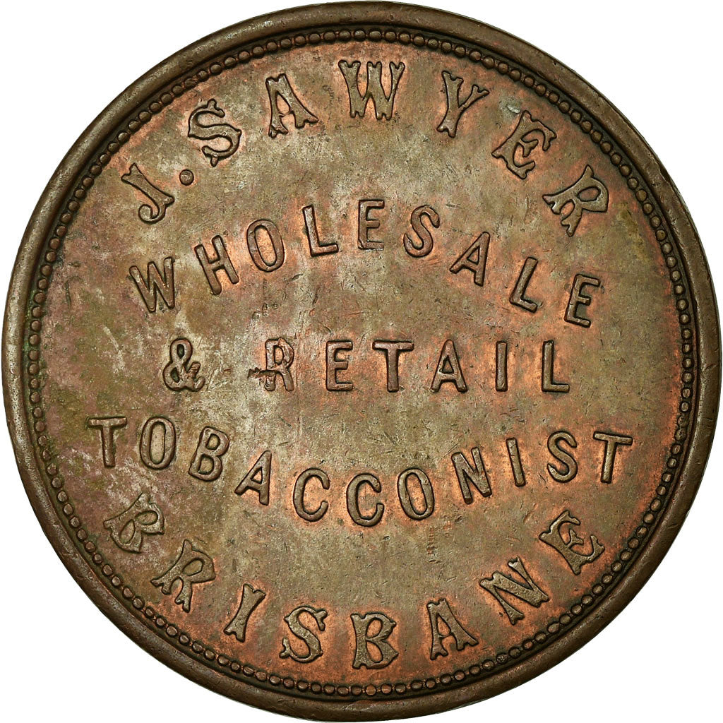 Moneta, Australia, Victoria, Penny, 1864, BB+, Rame, KM:Tn208