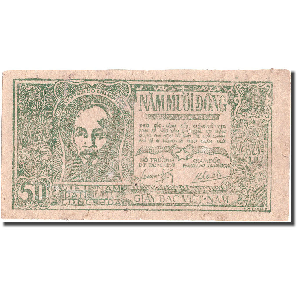 Banknote, Vietnam, 50 D<ox>ng, Undated (1948-1949), KM:27c, EF(40-45)