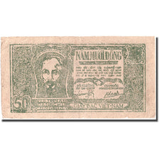 Billet, Viet Nam, 50 D<ox>ng, Undated (1948-1949), KM:27c, TTB