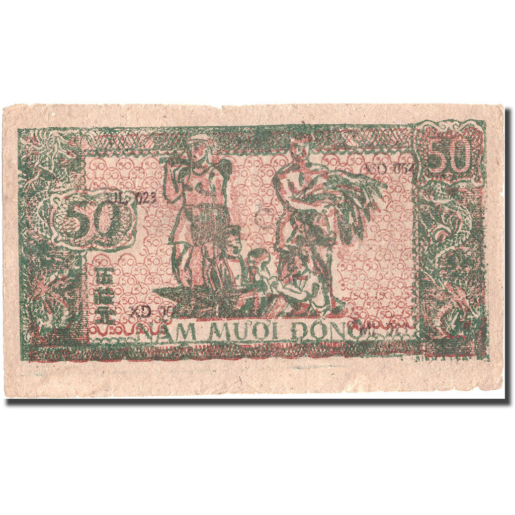 Banknote, Vietnam, 50 D<ox>ng, Undated (1948-1949), KM:27c, VF(20-25)
