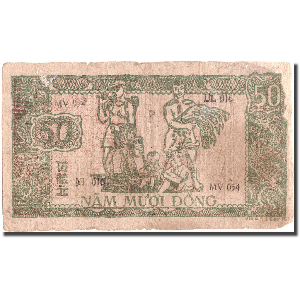Banknote, Vietnam, 50 D<ox>ng, Undated (1948-1949), KM:27c, VF(20-25)