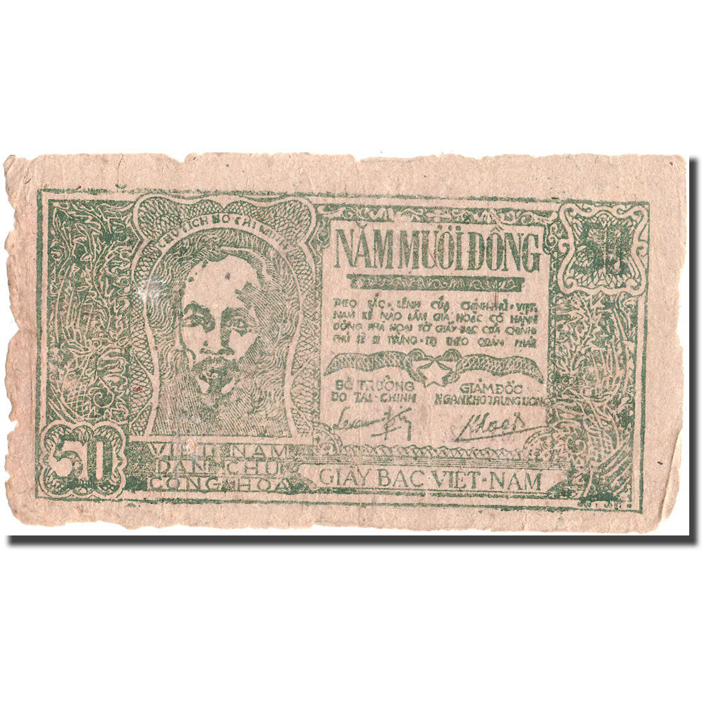 Banknote, Vietnam, 50 D<ox>ng, Undated (1948-1949), KM:27c, VF(20-25)