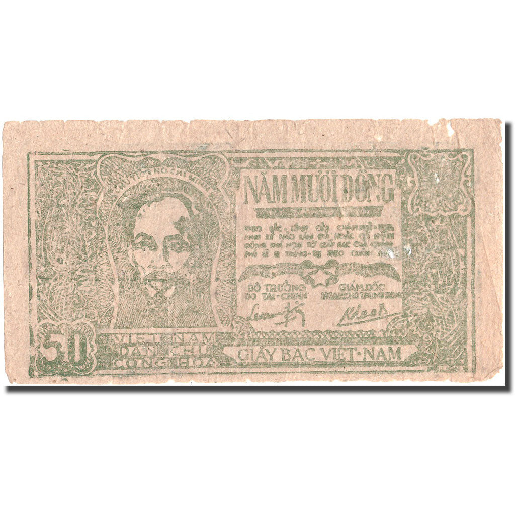 Banknote, Vietnam, 50 D<ox>ng, Undated (1948-1949), KM:27c, VF(20-25)
