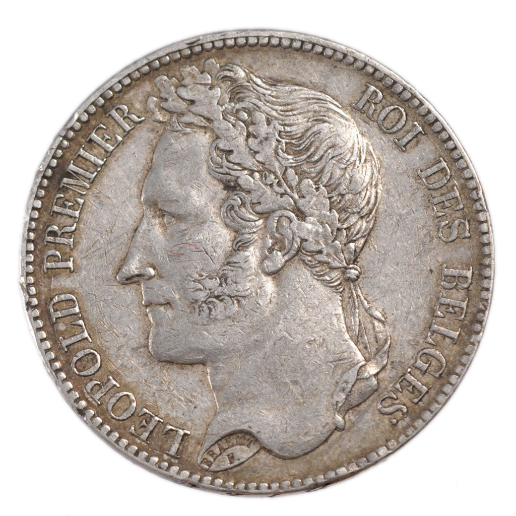Belgium, 5 Francs, 1844, EF(40-45), Silver, 24.90