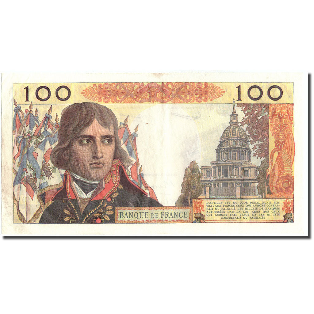 Francja, 100 Nouveaux Francs, Bonaparte, 1962, 1962-04-05, AU(50-53)