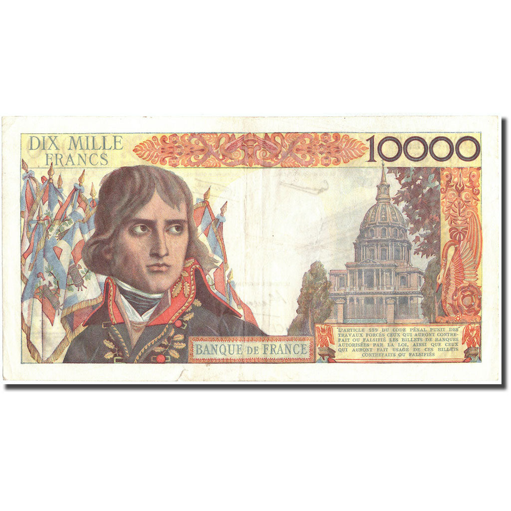 France, 10,000 Francs, 10 000 F 1955-1958 ''Bonaparte'', 1957, 1957-04-04