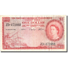 Banconote, Territori britannici d'oltremare, 1 Dollar, 1962, 1962-01-02, KM:7c