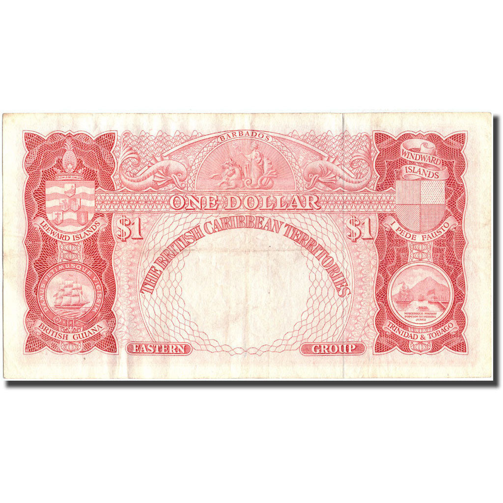 Banknote, British Caribbean Territories, 1 Dollar, 1962, 1962-01-02, KM:7c