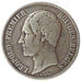 BELGIUM, 5 Francs, 5 Frank, 1850, KM #17, VF(30-35), Silver, 24.70
