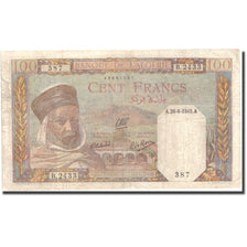 Banknote, Algeria, 100 Francs, 1945, 1945-06-20, KM:85, VF(20-25)