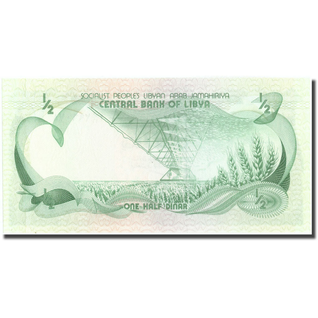 Billete, 1/2 Dinar, Libia, KM:48, UNC