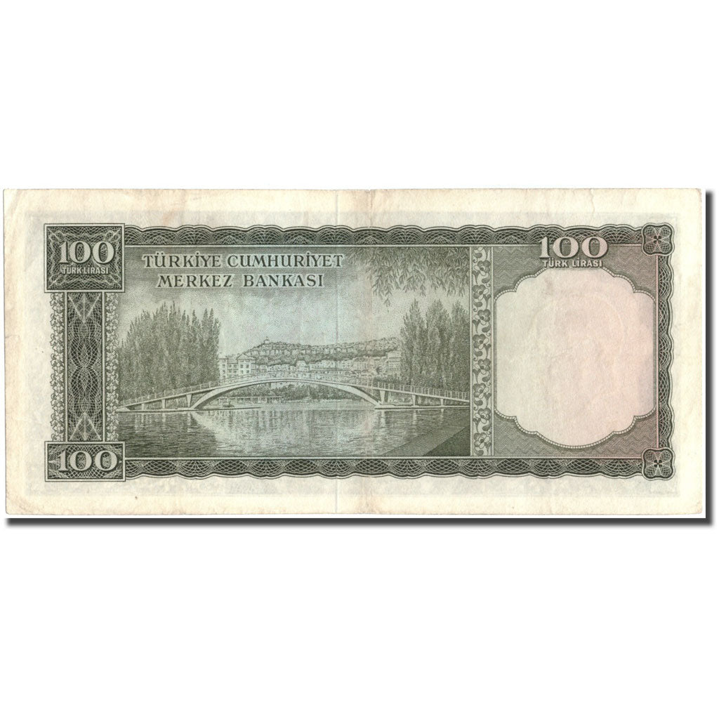 Banknote, Turkey, 100 Lira, 1930, 1930, KM:177a, AU(50-53)
