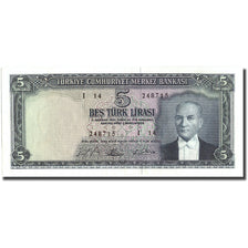 Banknote, Turkey, 5 Lira, 1930, 1930, KM:174a, AU(50-53)