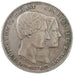 Belgium, 5 Francs, 1853, KM #8.1, EF(40-45), Silver, 24.90