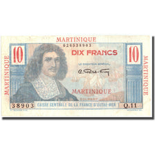 Martinique, 10 Francs, Colbert, BB, KM:28