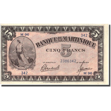 Martinique, 5 Francs, Undated (1942), UNZ-, KM:16b