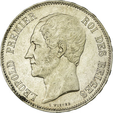 Monnaie, Belgique, Leopold I, 5 Francs, 5 Frank, 1853, SUP, Argent, KM:17