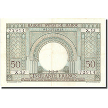 Banknote, Morocco, 50 Francs, 1949, 1949-12-02, KM:44, AU(55-58)
